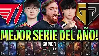 IBAI CASTEA LA MEJOR SERIE DEL AÑO?😱FAKER vs CHOVY!🔥 | T1 vs GEN Game 1 MSI 2025 CASTEO IBAI ESPAÑOL