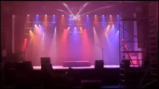 Licht, geluid en podium klaar voor vanavond het spektakel Rock Evening 2017