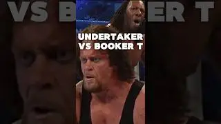 When Undertaker FACED Booker T #wwe #wrestling #shorts
