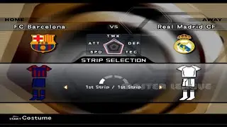 BARCELONA VS REAL MADRID - WINNING ELEVEN 11 (D1 CUP) FINAL (PS2) #58
