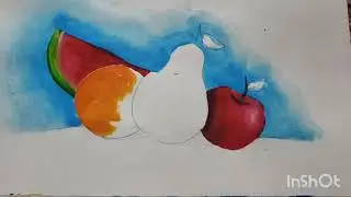 Pintura de Frutas con témperas
