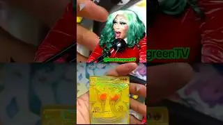 Drag Queen вытаскивает Золотого Мега Чаризарда из Фантазмального Пламени #fyp #dragqueen #pokemon