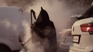 Autohaus Pr&uuml;ller Werbung zu Halloween