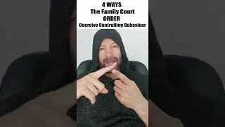 4 ways The Family Court ORDER coercive Controlling Behaviour #shorts