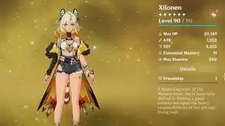 XILONEN MAX ASCEND | PULLING FOR XILONEN / LEVELING UP EXP AND TALENT