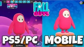 Fall Guys MOBILE Vs Pc/PS5 Version My First Impressions (2024)
