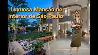 Mansão de luxo no interior de São Paulo
