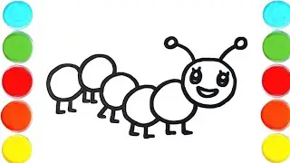 How To Draw A Home Ant Cake Drawing Painting Colouring For Kids Toddlers Art..