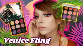 Палетка теней Bailey Sarian X Estate Cosmetics VENICE FLING | Первые впечатления | Тени для век Sunset