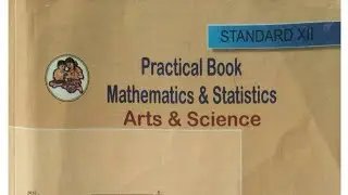 Class 12th Practical Book Mathematics &Statistics Arts & Science|Marathi To English 