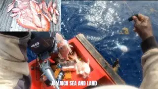 Deep Sea Fishing For Red snapper 🐠 (JAMAICA 🇯🇲 SEA AND LAND)