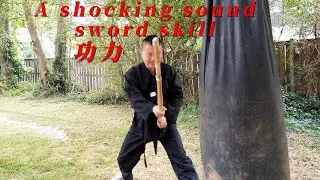 Top level swordsmanship! The Martial Art of Kungfu man! Strike Strength training [YILI XIAOGE 毅力小哥]