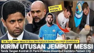 &ldquo;Deal Hengkang Di PSG&rdquo;!! PEP GUARDIOLA, Langsung Temui Messi  Bawa Terbang Ke City & Tanda Tangan