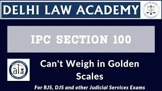 IPC Section 100 #judicialservicesexam  #judiciaryexam