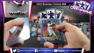 2025 Bowman Chrome #66 - HOBBY 12 Box Case Pick Your Team- 10/13/25