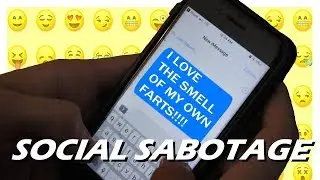 SOCIAL SABOTAGE CARD GAME | Sending Embarrassing Messages to People