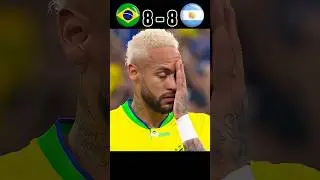 Brazil vs Argentina Semi Final Match Imaginary 🐐🔥