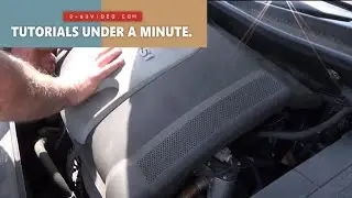 How To Remove VW GOLF MK5 1.6 FSI Engine Cover