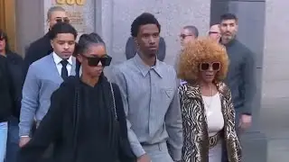 P Diddy family leaving court Devastated: trial set for May 2025