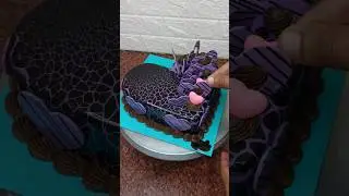 heart shape chocolate cake design #youtubeshorts #shorts #viral #heartshapecake #cakedecorating