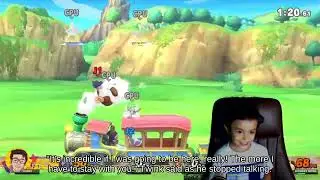 Vertical Recovery Marth holding Fan picking up Mechakoopa || Super Smash Brothers for Wii U