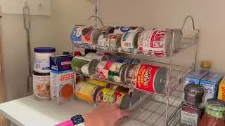 Pantry Can Organizer Review 🥫✨ | Utopia Kitchen Stackable Rack