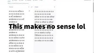 Google Translate For German Is Broken