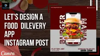 Instagram Post Design | Food Dilevery App Instagram Post Design | Food App Advertisement post design