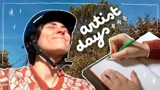 Une journ&eacute;e dans ma vie d&rsquo;artiste freelance STUDIO VLOG #28 chatty vlog, sortie carnet, ressourcerie