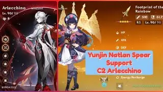 Yunjin Natlan Craft weapon Full DEF Buff NA Attack