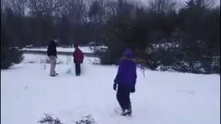Frosty Explodes, Exploding snowman