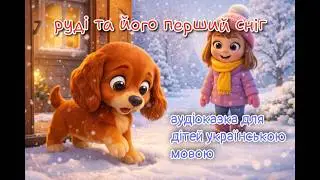 АУДІОКАЗКА ДЛЯ ДІТЕЙ УКРАЇНСЬКОЮ МОВОЮ⭐КАЗКА- РУДІ ТА ПЕРШИЙ СНІГ🐶❄️🏡 ЗАСПОКІЙЛИВА АУДІОКАЗКА НА НІЧ