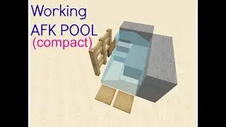 Minecraft | How To Make an AFK Pool(Compact) | Works On Every Server