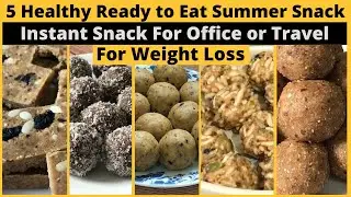 Healthy Ready to Eat Summer Snack For Office & Travel | Instant Easy Veg Snack Idea For Weight Loss