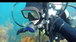 Very crazy and beautifull girls in latex full face gas masks anf scuba diving gear dresses