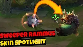 NEw Sweeper Rammus SKin 2018 || League Of legends rammus New SKin Spotlight 2k18 (Sweeper Rammus)
