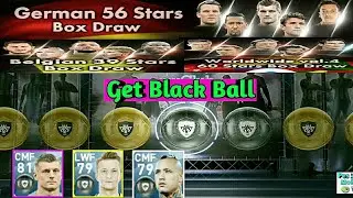 Get Black Ball in German 56 Stars Pack | All Nationality Pack Opening PES 2018 MOBILE
