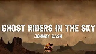 Johnny Cash - Ghost Riders in the Sky (Lyrics)