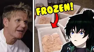 Vtuber reacts to GORDON RAMSAY FREAK OUT Over Frozen Food!
