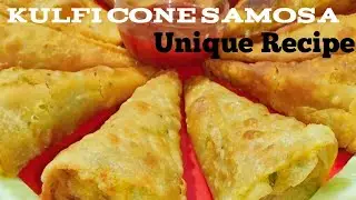 Kulfi Cone Samosa Recipe | Allu Samosa Recipe | Unique Recipe | Ramzan recipe 2023 |