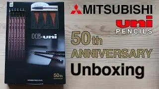 AMWF ~ Mitsubishi Hi-Uni 50th Anniversary Pencils Unboxing