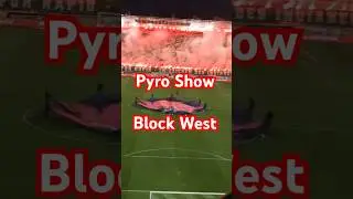 Pyro 🧨 Show vom Block West gegen Sturm Graz #rapidwien #sturmgraz #ultras #blockwest
