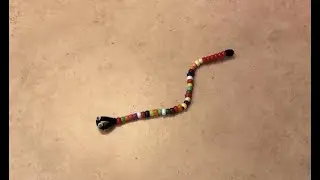 Easy DIY Beaded Snake Craft for Kids  Fine Motor 