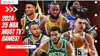 Top NBA Teams with Most National TV Games | 2024-25 NBA Schedule Breakdown