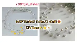 Re-creating TIARA diy hair accessories at home🤩✨#youtube #diy#diyhairaccessories #tiara