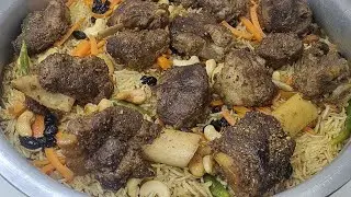 Mutton Mandi Recipe Restaurant Style Arabic Rice | Arabian Laham Mandi without Oven