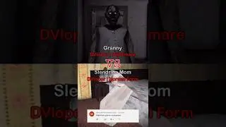 Granny (Nightmare) vs Slendrina Mom #shorts