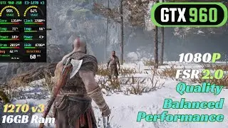 Gtx 960 | God Of War - 1080P With FSR