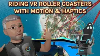 Riding VR Roller Coasters With Motion & Haptics - Epic Roller Coasters + No Limits 2