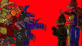 Битва аниматроников twisted VS withered